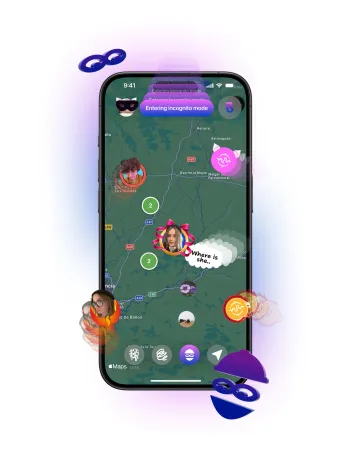Map entering incognito mode