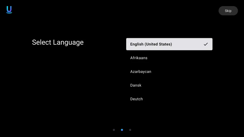 Select language