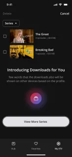 Editing downloaded series