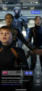 Vertical series with next episode
