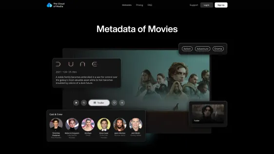 Metadata of movies