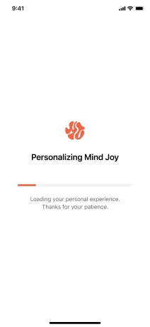 Personalising Mind Joy progress