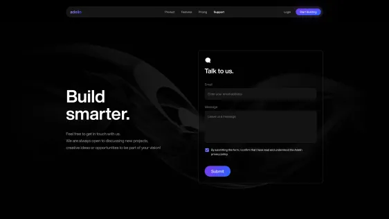 Support form