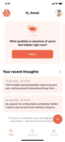 Today: the day's prompt and recent thoughts