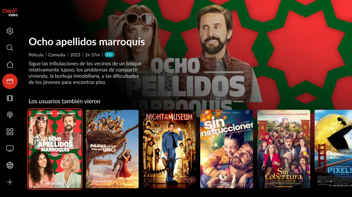 Movie page with users also watched focused