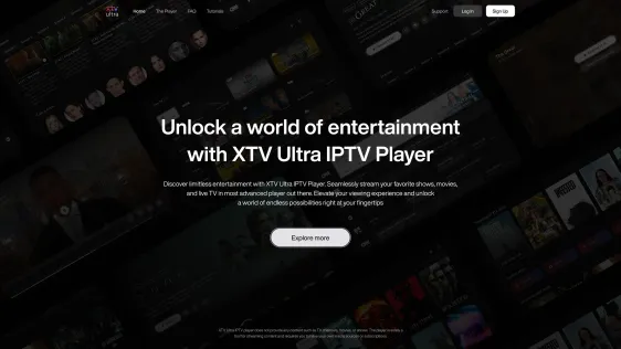 Website home